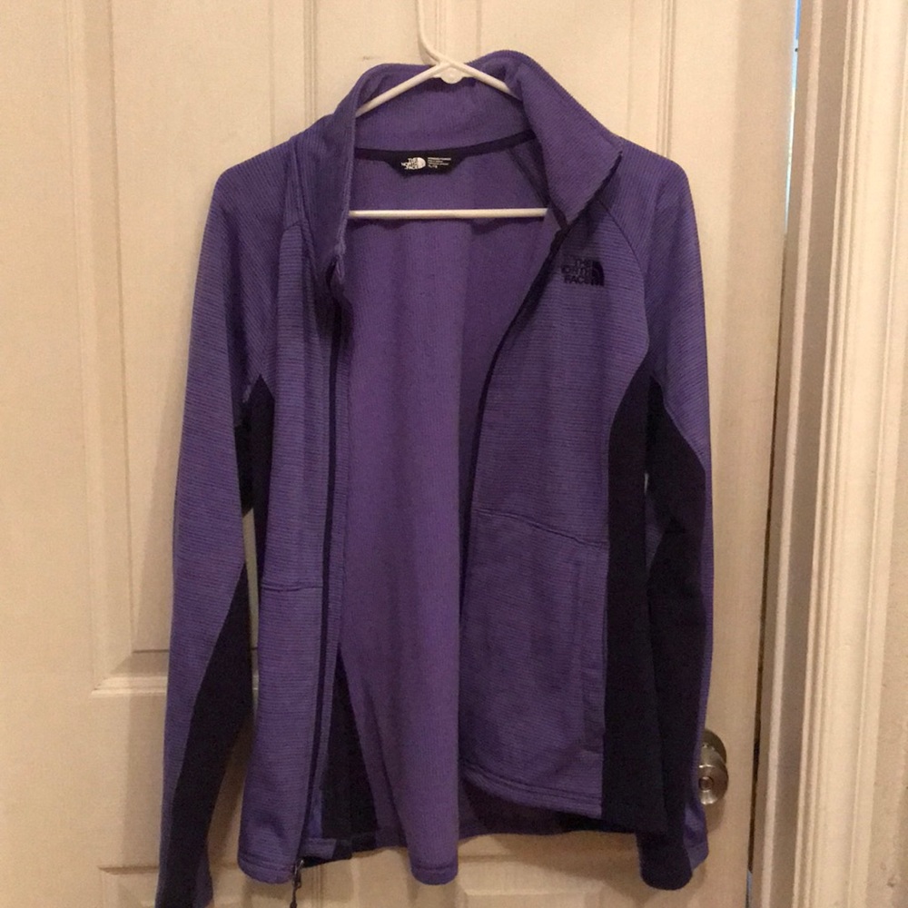 Purple North face jacket